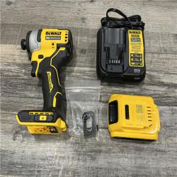 AS-IS DEWALT Atomic 20V Max Lithium-Ion Brushless Cordless Compact 1/4 in. Impact Driver Kit