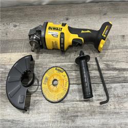 AS-IS DEWALT FLEXVOLT 60V MAX Cordless Brushless 4.5 in. to 6 in. Small Angle Grinder with Kickback Brake (Tool Only)