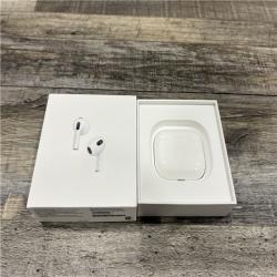 AS-IS Apple - AirPods (3rd generation) with Lightning Charging Case - White