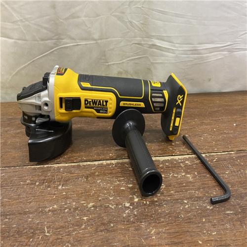 AS-IS DeWalt DCG405B 20V Max XR 4.5-Inch Slide Switch Small Angle Grinder (Tool Only)