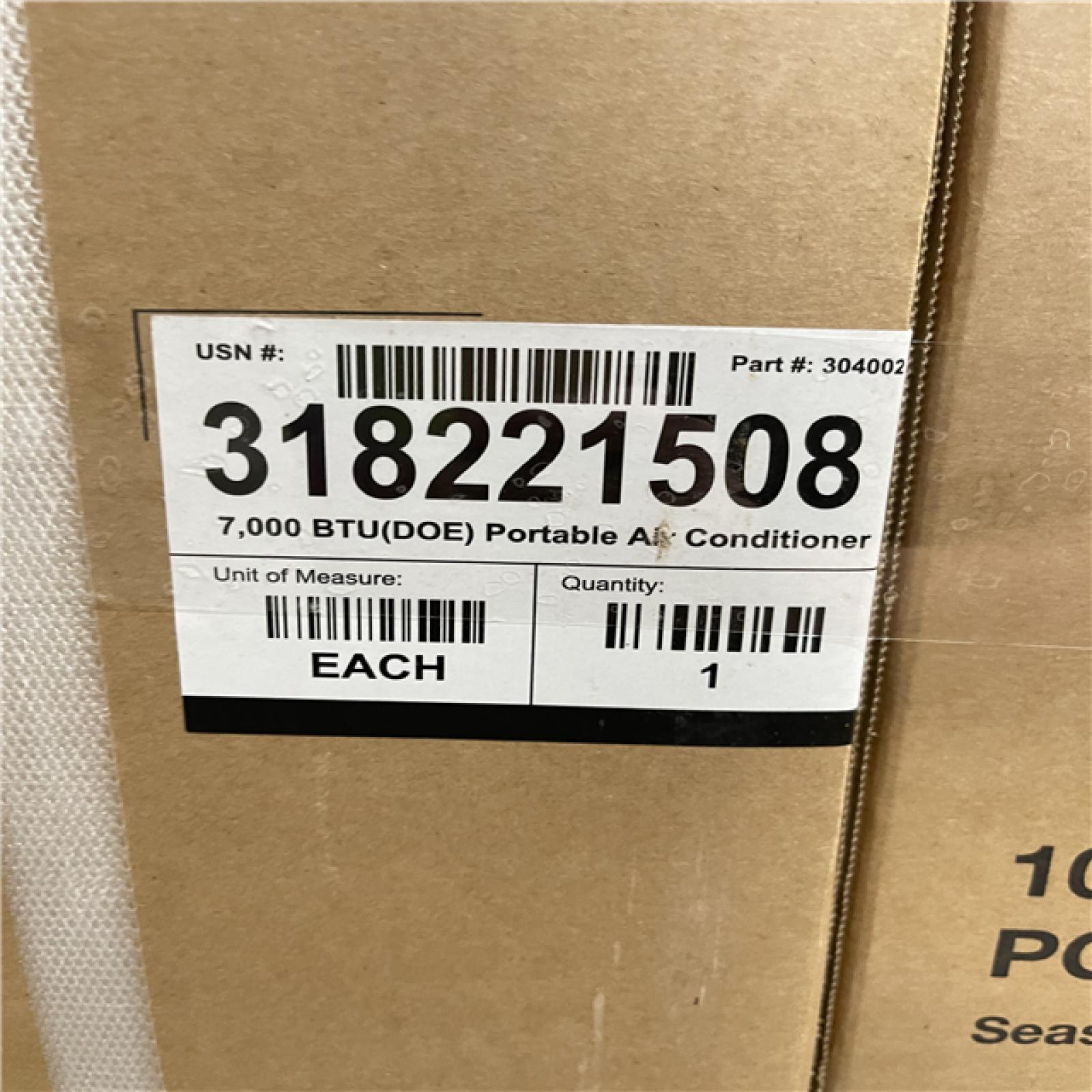 DALLAS LOCATION-NEW! SEASONS Portable 10000 BTU Air Conditioner PALLET (9 UNITS)