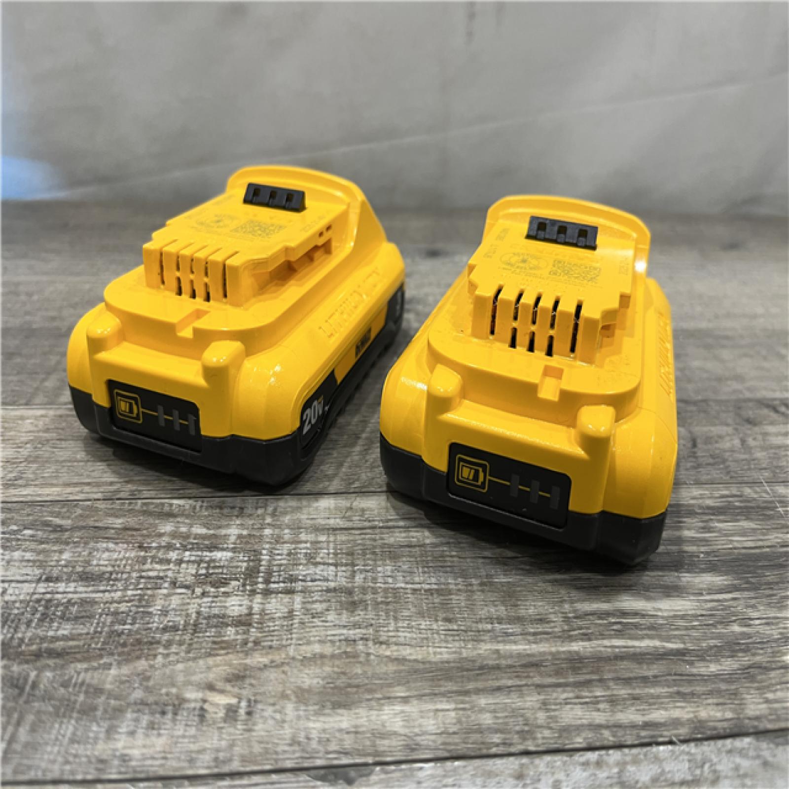 AS-IS DEWALT 20V MAX Compact Lithium-Ion 3.0Ah Battery Pack (2 Pack)