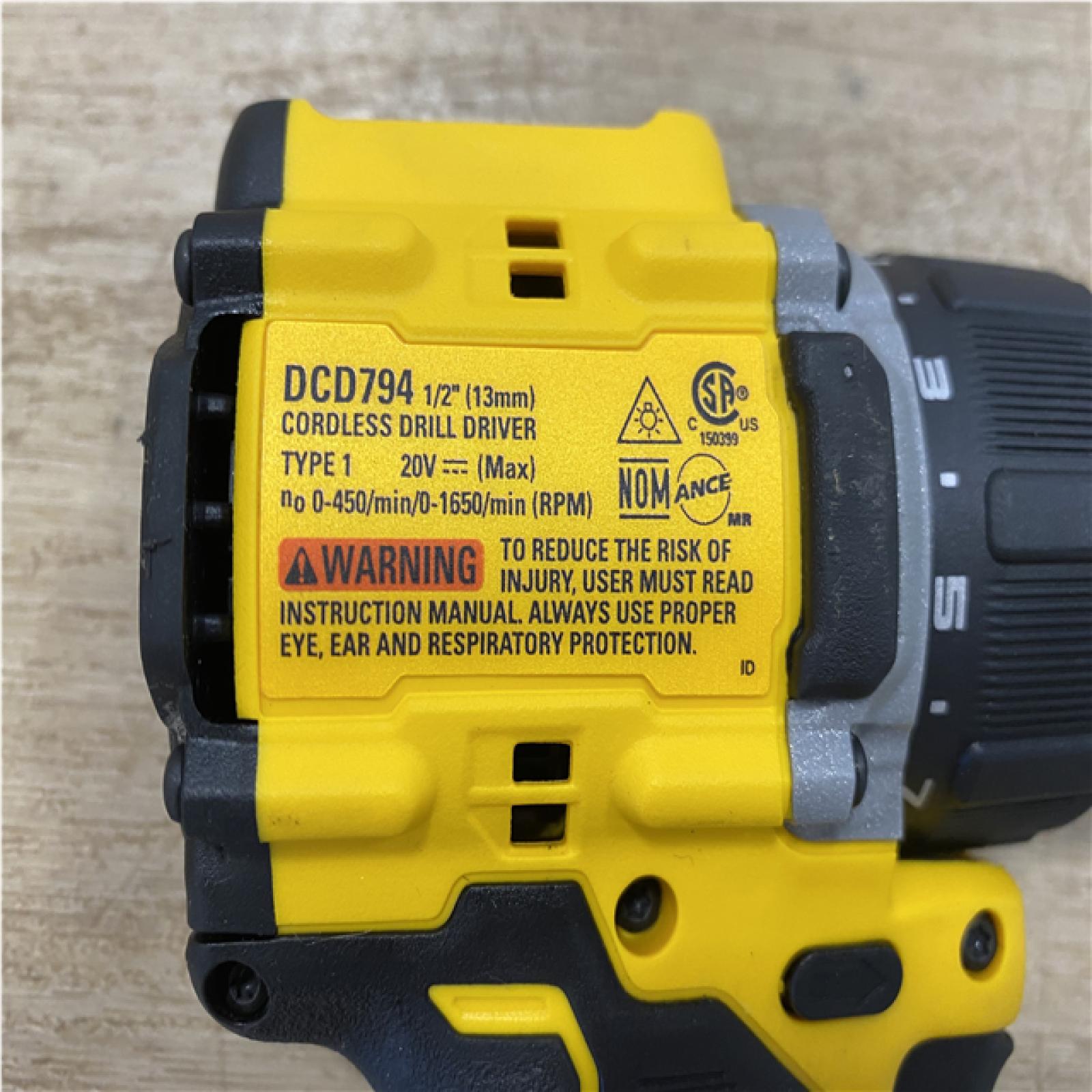AS-IS DeWalt 20V MAX 1/2 in. Brushless Cordless Hammer Drill/Drive Kit (Battery & Charger)