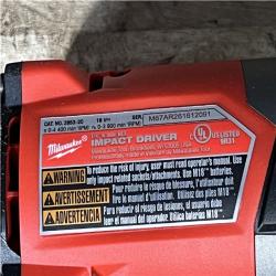 Houston Location AS-IS Milwaukee FUEL 18V Lithium-Ion Brushless Cordless 1/4 in. Hex Impact Driver (Tool-Only)
