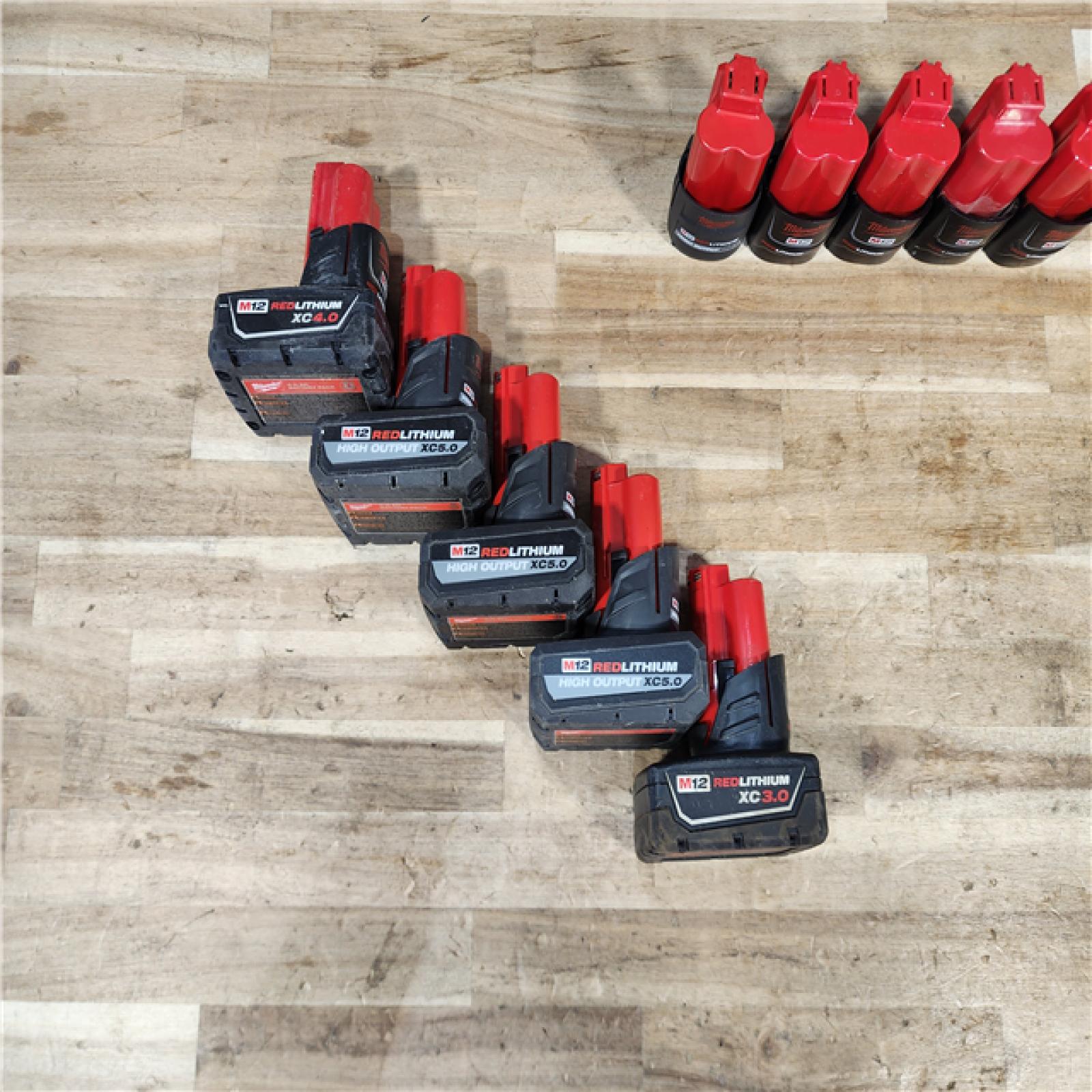 HOUSTON LOCATION - AS-IS HOUSTON LOCATION - AS-IS MILWAUKEE BATTERY PACK QTY - 10