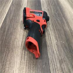 AS-IS Milwaukee  FUEL 12V Lithium-Ion Brushless Cordless 1/4 in. Hex Impact Driver (Tool-Only)