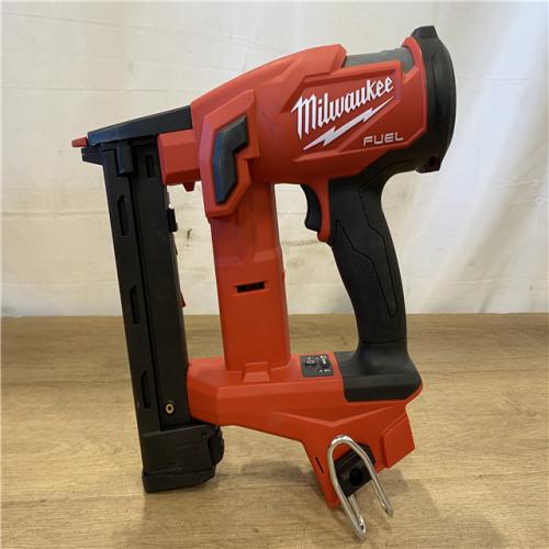 AS-IS Milwaukee FUEL 18-Volt Lithium-Ion Brushless Cordless 18-Gauge 1/4 in. Narrow Crown Stapler (Tool-Only)