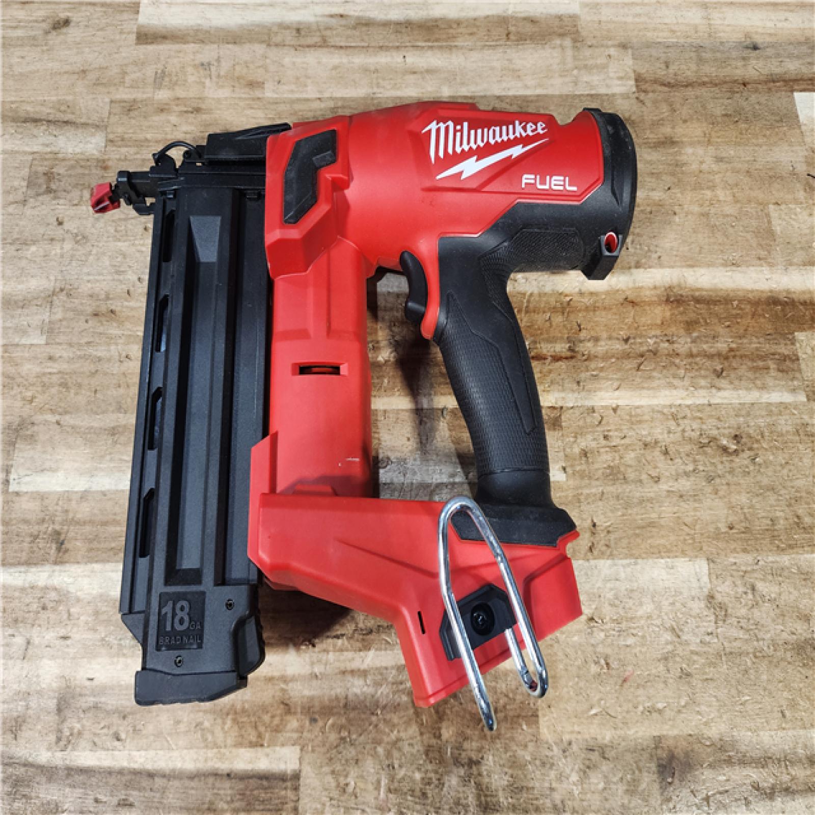HOUSTON LOCATION - AS - IS Milwaukee FUEL 18-Volt Lithium-Ion Brushless Cordless Gen II 18-Gauge Brad Nailer (Tool-Only)
