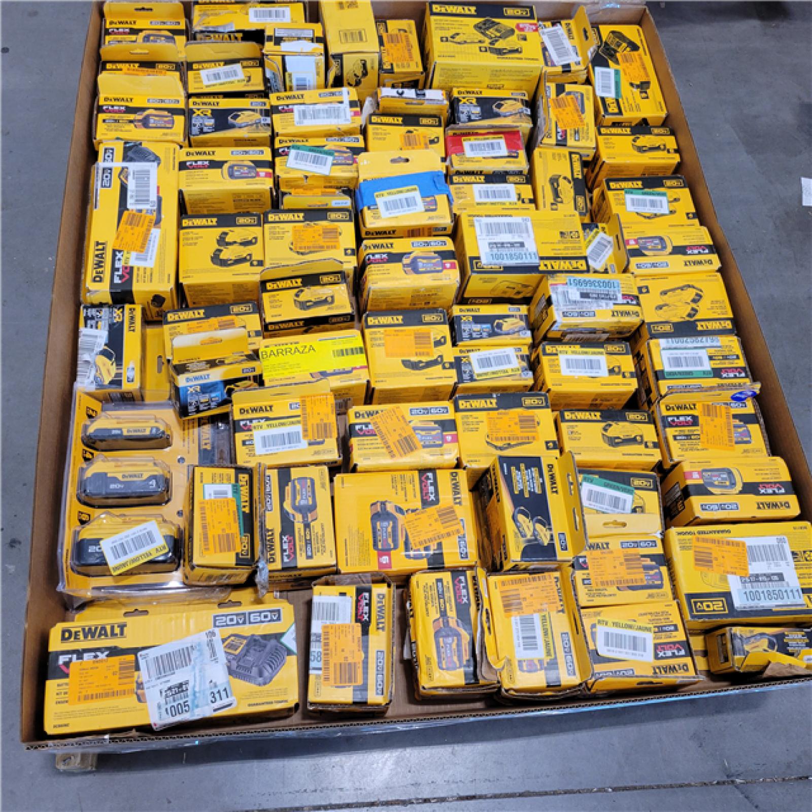 DALLAS LOCATION - AS-IS DEWALT BATTERY PALLET