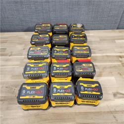 HOUSTON LOCATION - AS-IS DEWALT BATTERY PACK QTY - 15