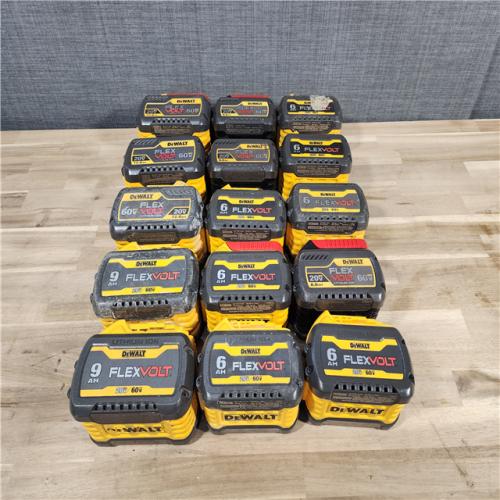 HOUSTON LOCATION - AS-IS DEWALT BATTERY PACK QTY - 15