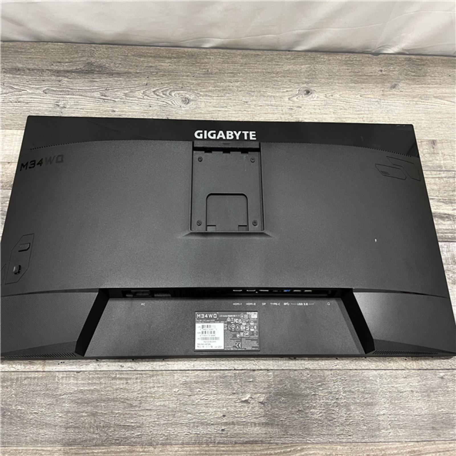 AS-IS GIGABYTE - M34WQ - 34 IPS Ultrawide Gaming Monitor
