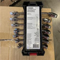 NEW! - Husky Reversible Ratcheting MM Combination Wrench Set (7-Piece) - 12 UNITS