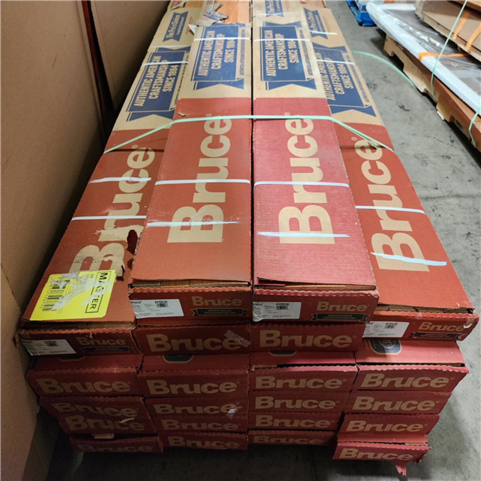 Phoenix Location AS-IS Bruce American Home Butterscotch Oak 3/4 in. T x 2-1/4 in. W Smooth Solid Hardwood Flooring (440 sq.ft./22 ctn)