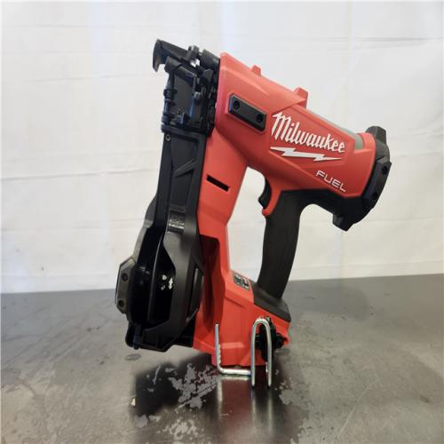 AS-IS- Milwaukee M18 FUEL 18-Volt Lithium-Ion Brushless Cordless Coil Roofing Nailer (Tool Only)