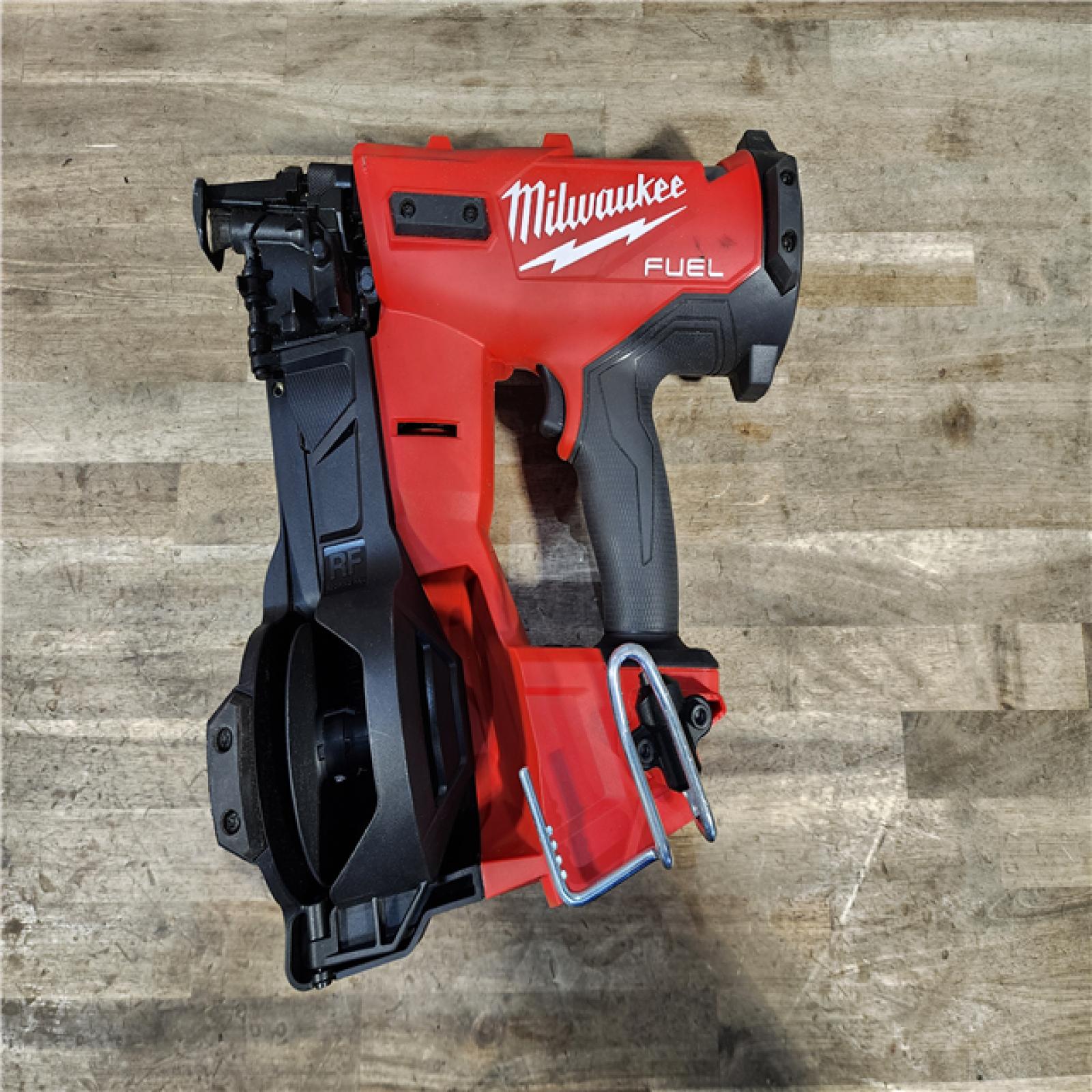 HOUSTON LOCATION - AS-IS Milwaukee M18 FUEL 18-Volt Lithium-Ion Brushless Cordless Coil Roofing Nailer (Tool Only)