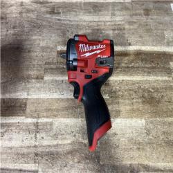 Houston Location AS-IS Milwaukee FUEL 12V Lithium-Ion Brushless Cordless Stubby 3/8 in. Impact Wrench (Tool-Only)