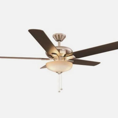 DALLAS LOCATION - Holly Springs 52 in. LED Indoor Brushed Nickel Ceiling Fan with Light Kit PALLET-(20 UNITS)