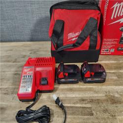HOUSTON LOCATION - AS-IS Milwaukee M18 18V Lithium-Ion Brushless Cordless Compact Drill/Impact Combo Kit (2-Tool) W/(2) 2.0 Ah Batteries, Charger & Bag