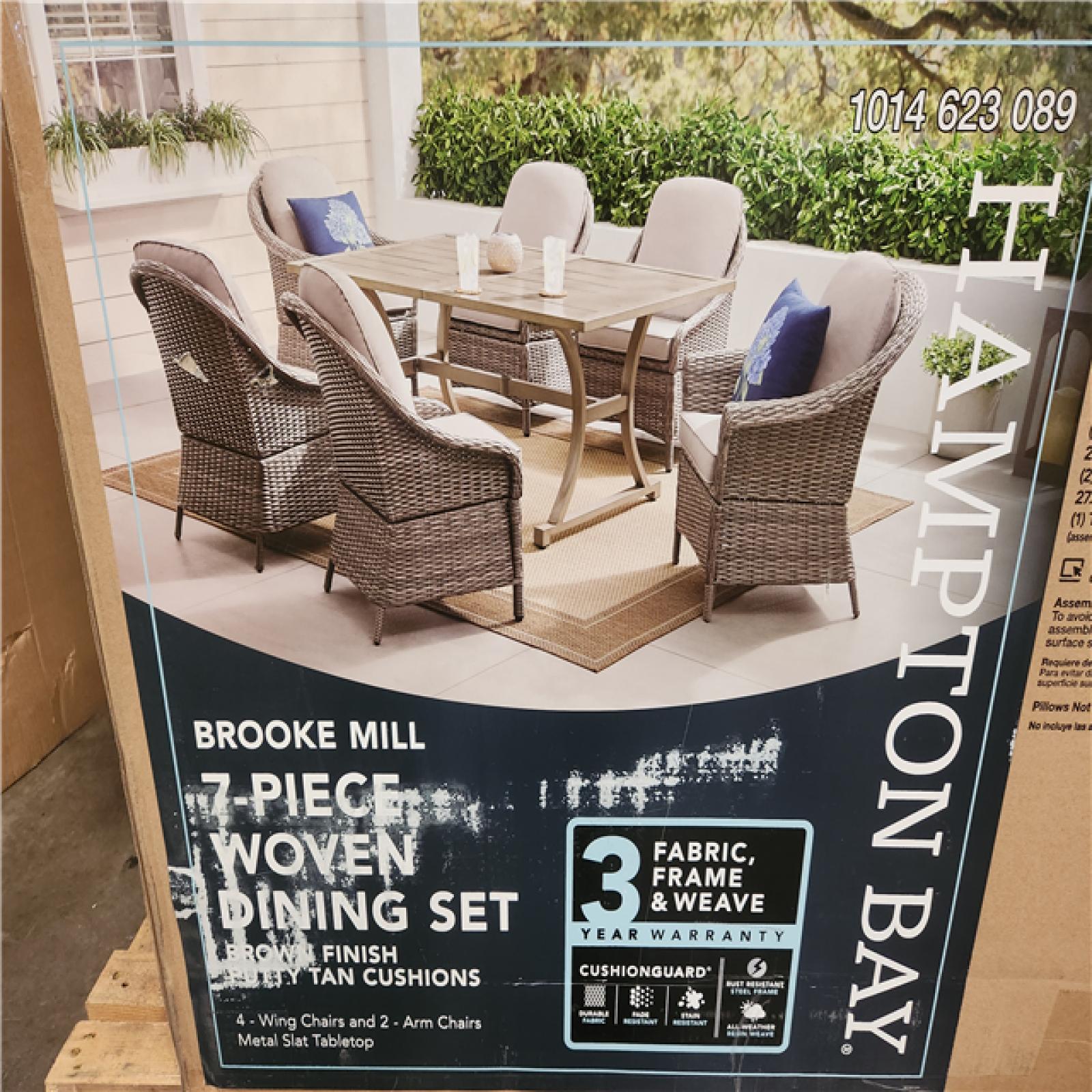 Phoenix Mixed Hampton Bay Woven Furniture Set