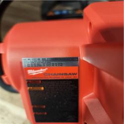 Houston Location AS-IS Milwaukee FUEL 16 in. 18V Lithium-Ion Brushless Battery Chainsaw (Tool-Only)