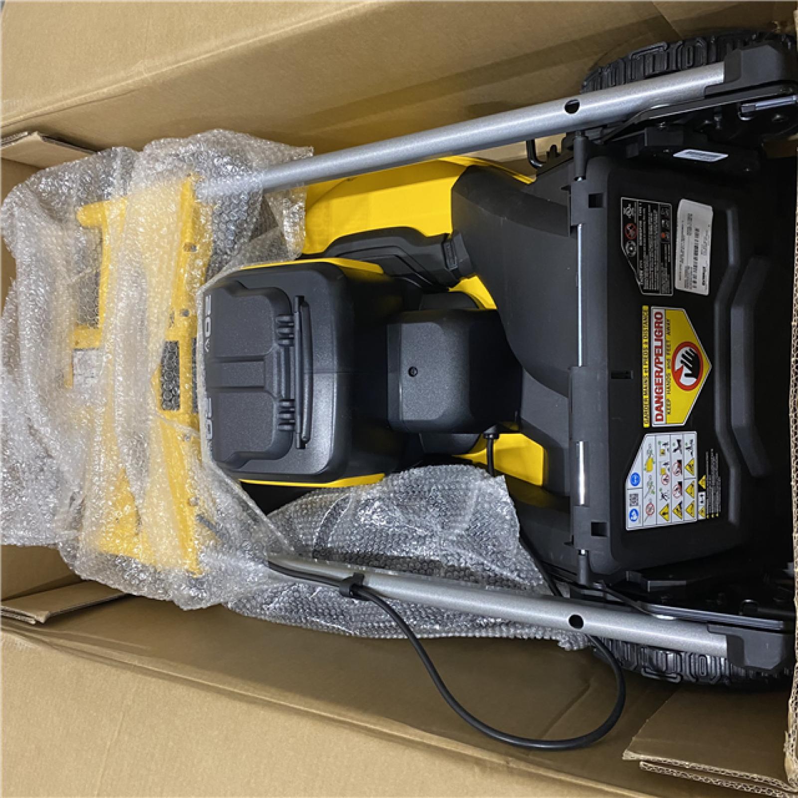 As-Is-DEWALT 2x20V MAX 21 in. Cordless Battery Powered Self Propelled Lawn Mower Kit with (2) 10 Ah Batteries and Chargers