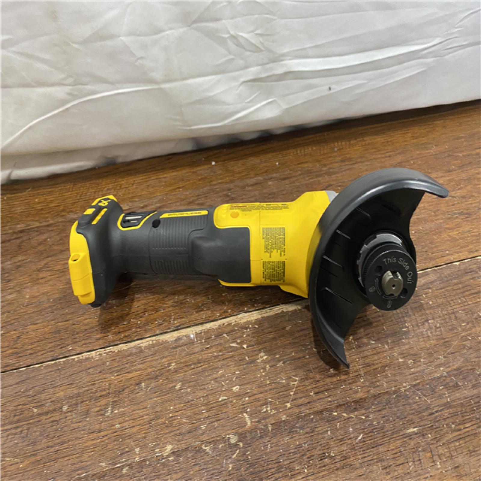 AS-IS DeWalt DCG405B 20V Max XR 4.5-Inch Slide Switch Small Angle Grinder (Tool Only)