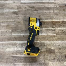 Houston Location AS-IS DEWALT ATOMIC 20V MAX Cordless Brushless Compact 1/4 in. Impact Driver (Tool Only)