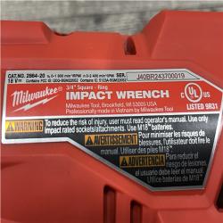 AS-IS Milwaukee M18 FUEL ONE-KEY 18V Lithium-Ion Brushless Cordless 3/4 in. Impact Wrench with Friction Ring (Tool-Only)