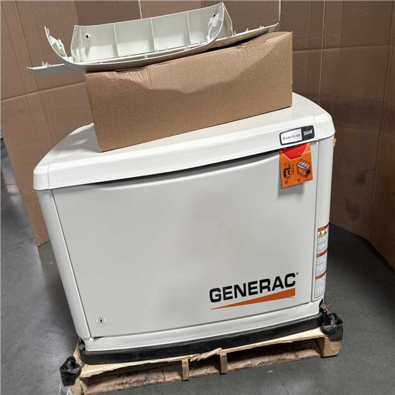 California AS-IS Generac Guardian Generator 26kW includes Transfer Switch