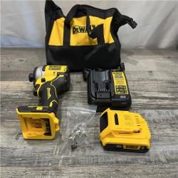 AS-IS DEWALT Atomic 20V Max Lithium-Ion Brushless Cordless Compact 1/4 in. Impact Driver Kit