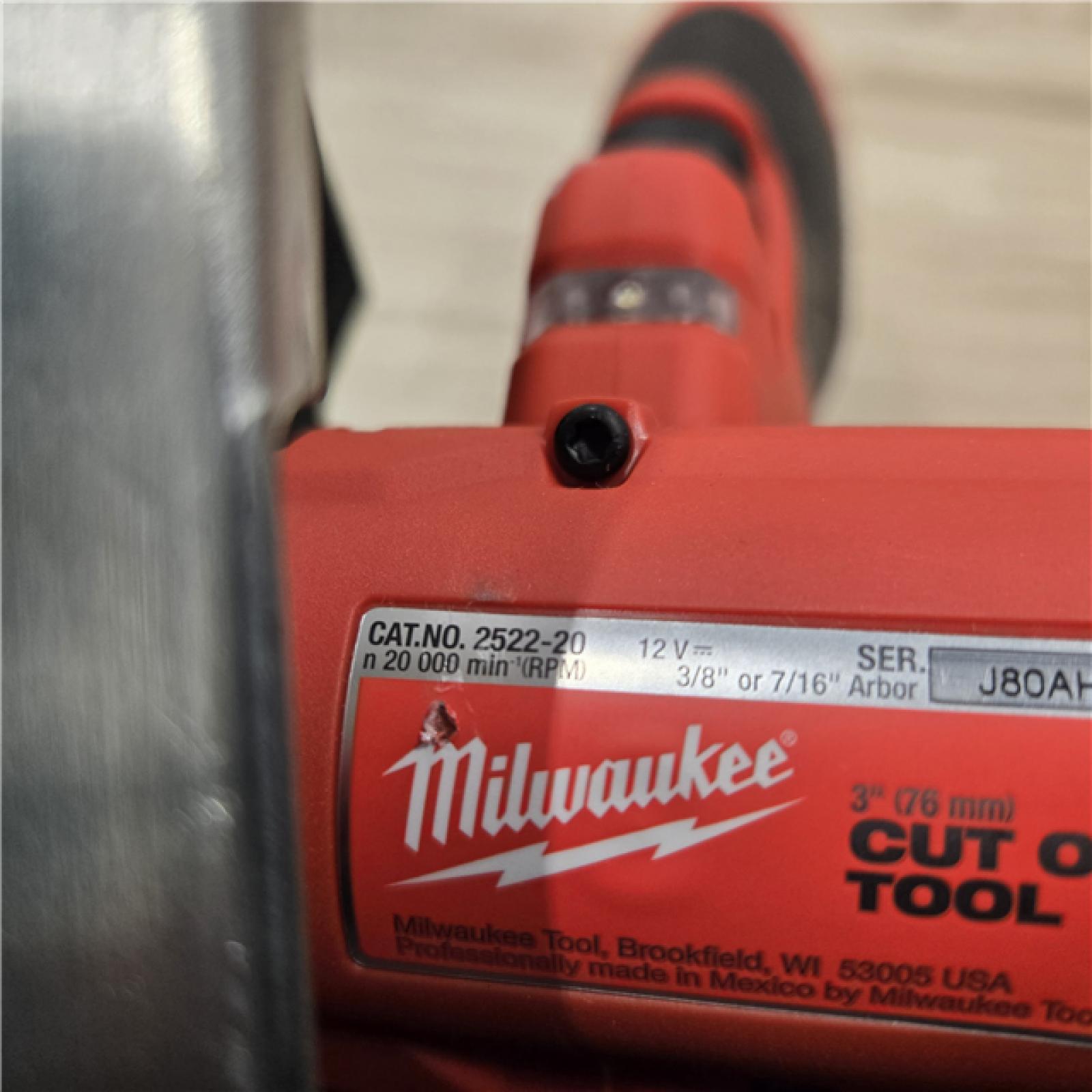 AS-IS Milwaukee M12 FUEL 12V Cordless 3 in. Cut Off Saw (Tool-Only)