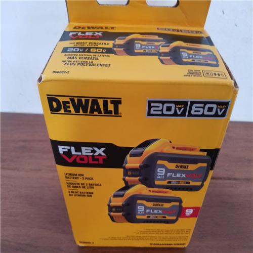 California NEW DeWalt Flex Volt Lithium Ion Battery 2-Pack