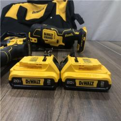 AS-IS DEWALT ATOMIC 20-Volt Lithium-Ion Cordless Brushless (4-Tool) Combo Kit
