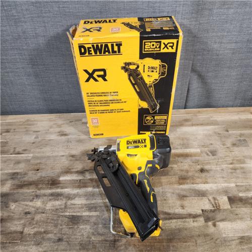 HOUSTON LOCATION - AS-IS DEWALT 20-Volt 30° Cordless Framing Nailer (Tool-Only)