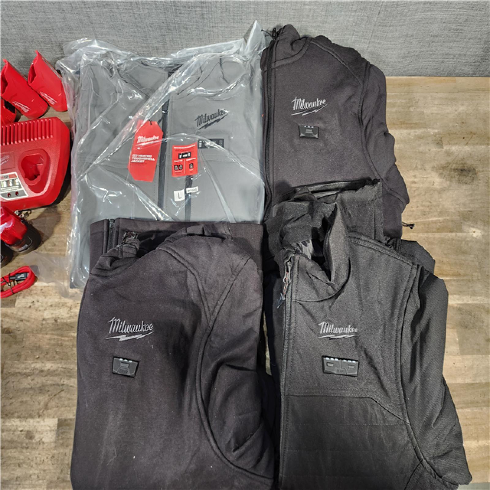HOUSTON LOCATION - AS-IS MILWAUKEE 4 HEATED CLOTHING COMBO KIT