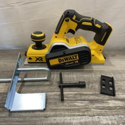 AS-IS DEWALT 20V MAX XR Cordless Brushless 3-1/4 in. Planer (Tool Only)