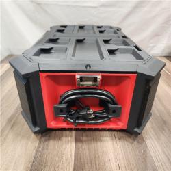 AS-IS- Milwaukee 18V M18 PACKOUT Lithium-Ion Cordless Radio + Charger (Tool Only)