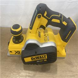 AS-IS DEWALT 20V MAX XR Cordless Brushless 3-1/4 in. Planer (Tool Only)