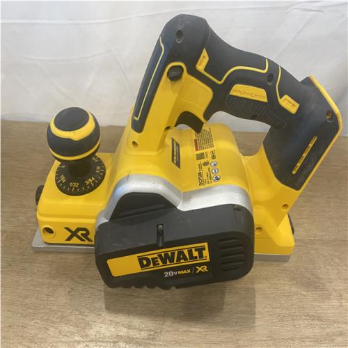 AS-IS DEWALT 20V MAX XR Cordless Brushless 3-1/4 in. Planer (Tool Only)