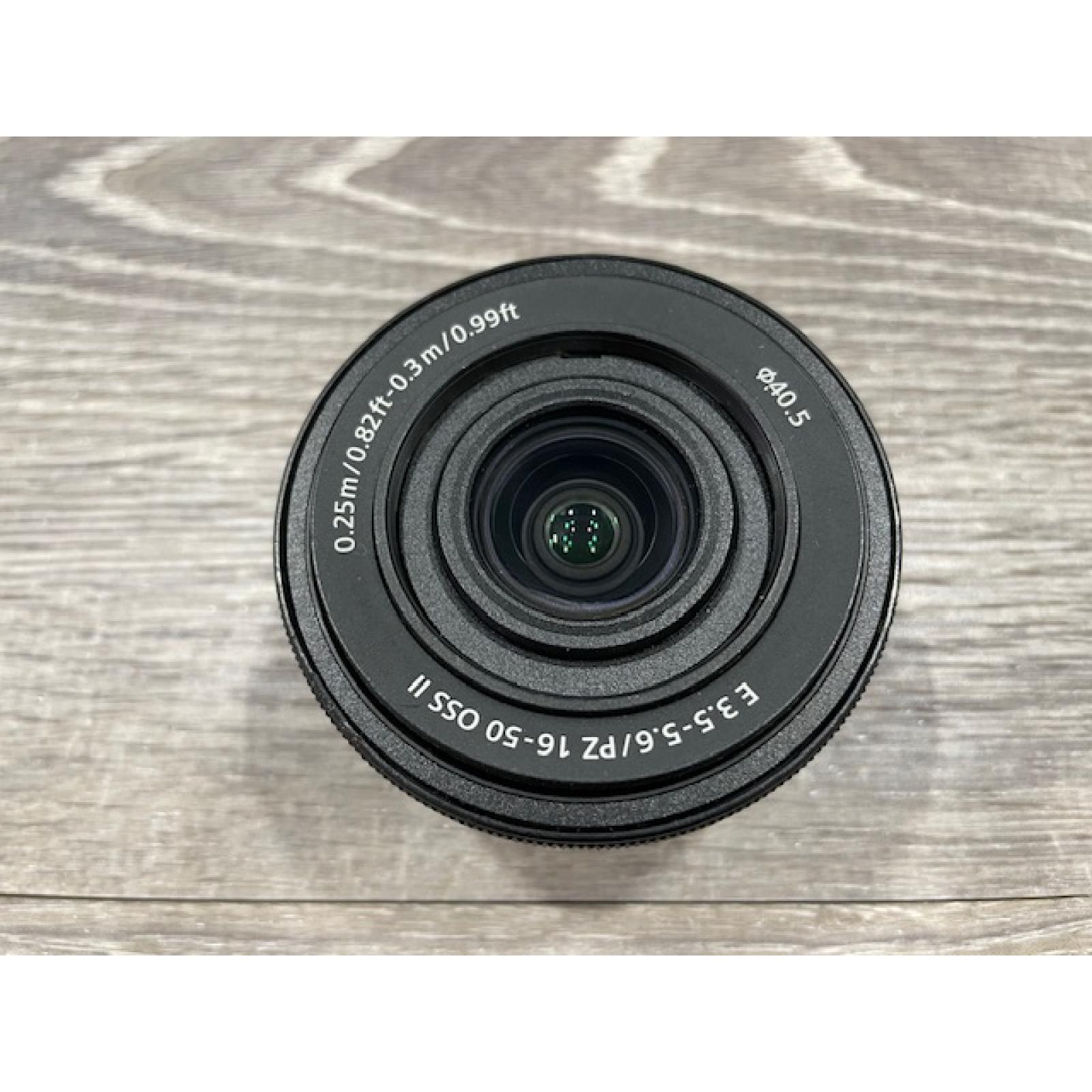 AS-IS Sony - E PZ 16–50 mm F3.5–5.6 OSS II Compact APS-C Standard Power Zoom Lens - Black