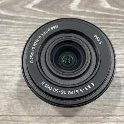 AS-IS Sony - E PZ 16–50 mm F3.5–5.6 OSS II Compact APS-C Standard Power Zoom Lens - Black