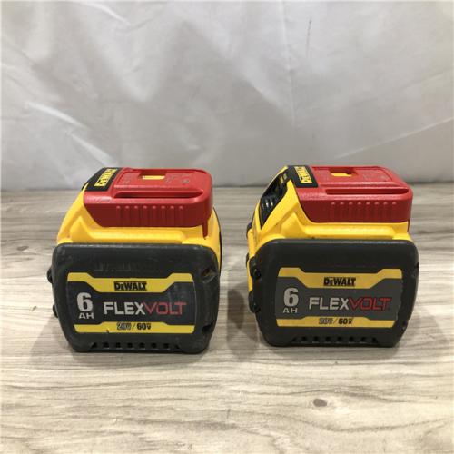 AS-IS DEWALT FLEXVOLT 20-Volt/60-Volt MAX Lithium-Ion 6.0Ah Battery Pack (2-Pack)