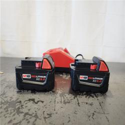 AS-IS- Milwaukee 18-Volt Lithium-Ion XC Starter Kit with Two 5.0Ah Batteries and Charger