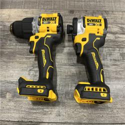 AS-IS DEWALT 20V XR Lithium-Ion Cordless 2-Tool Combo Kit