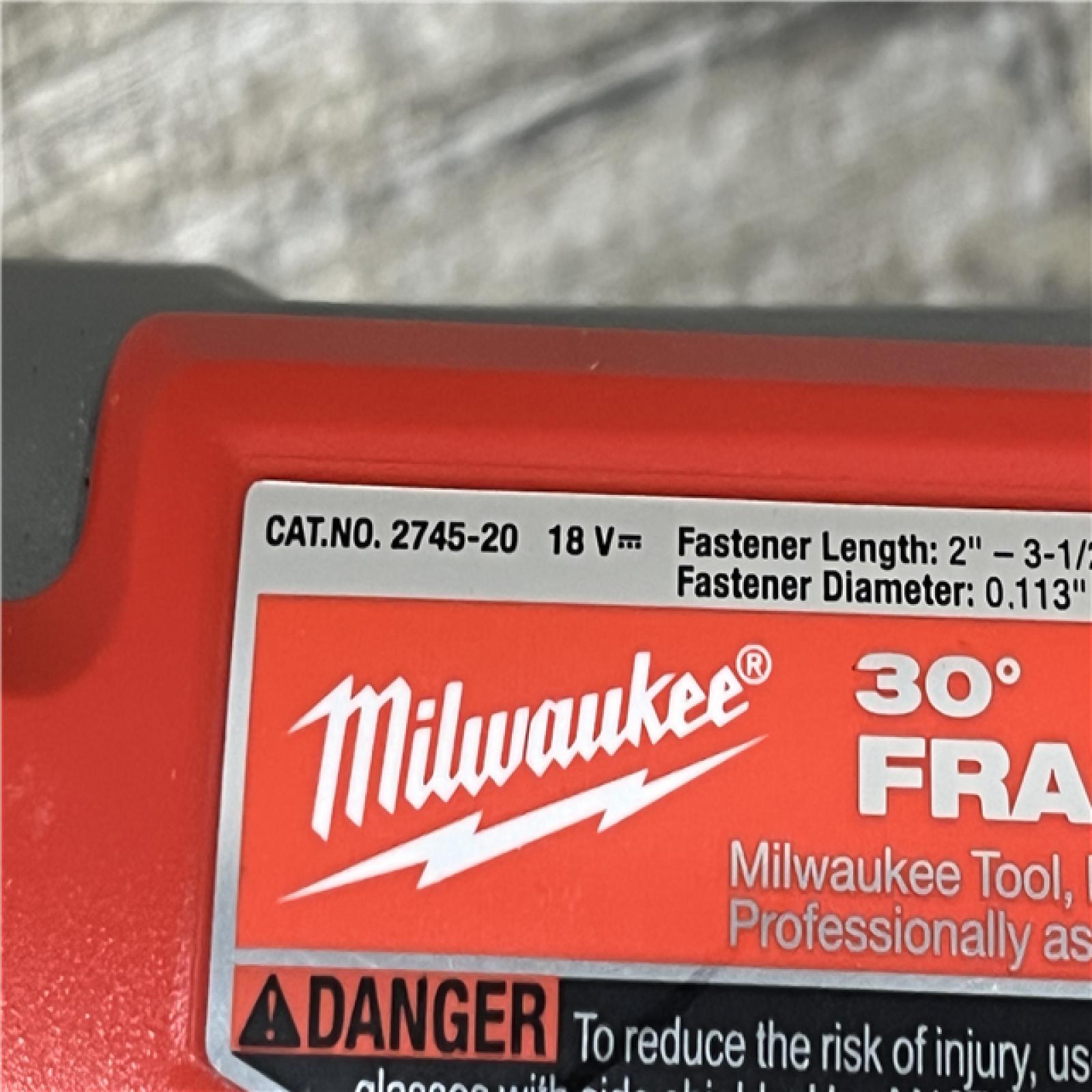 AS-IS Milwaukee FUEL 3-1/2 in. 18-Volt 30-Degree Lithium-Ion Brushless Cordless Framing Nailer (Tool-Only)