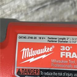AS-IS Milwaukee FUEL 3-1/2 in. 18-Volt 30-Degree Lithium-Ion Brushless Cordless Framing Nailer (Tool-Only)