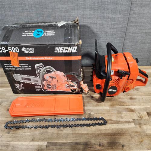 HOUSTON LOCATION AS-IS ECHO 20 in. 59.8 Cc Gas 2-Stroke Rear Handle Chainsaw