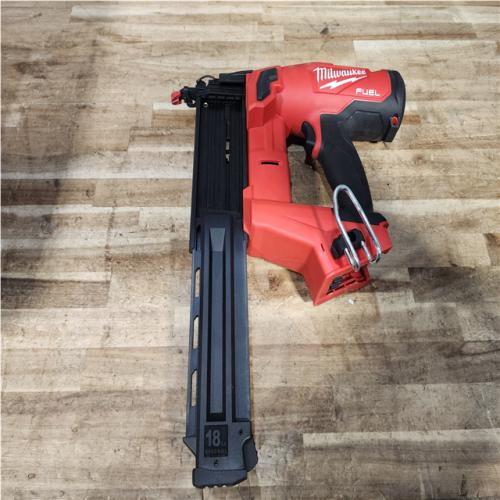 Houston Location AS-IS Milwaukee FUEL 18-Volt Lithium-Ion Brushless Cordless Gen II 18-Gauge Brad Nailer (Tool-Only)