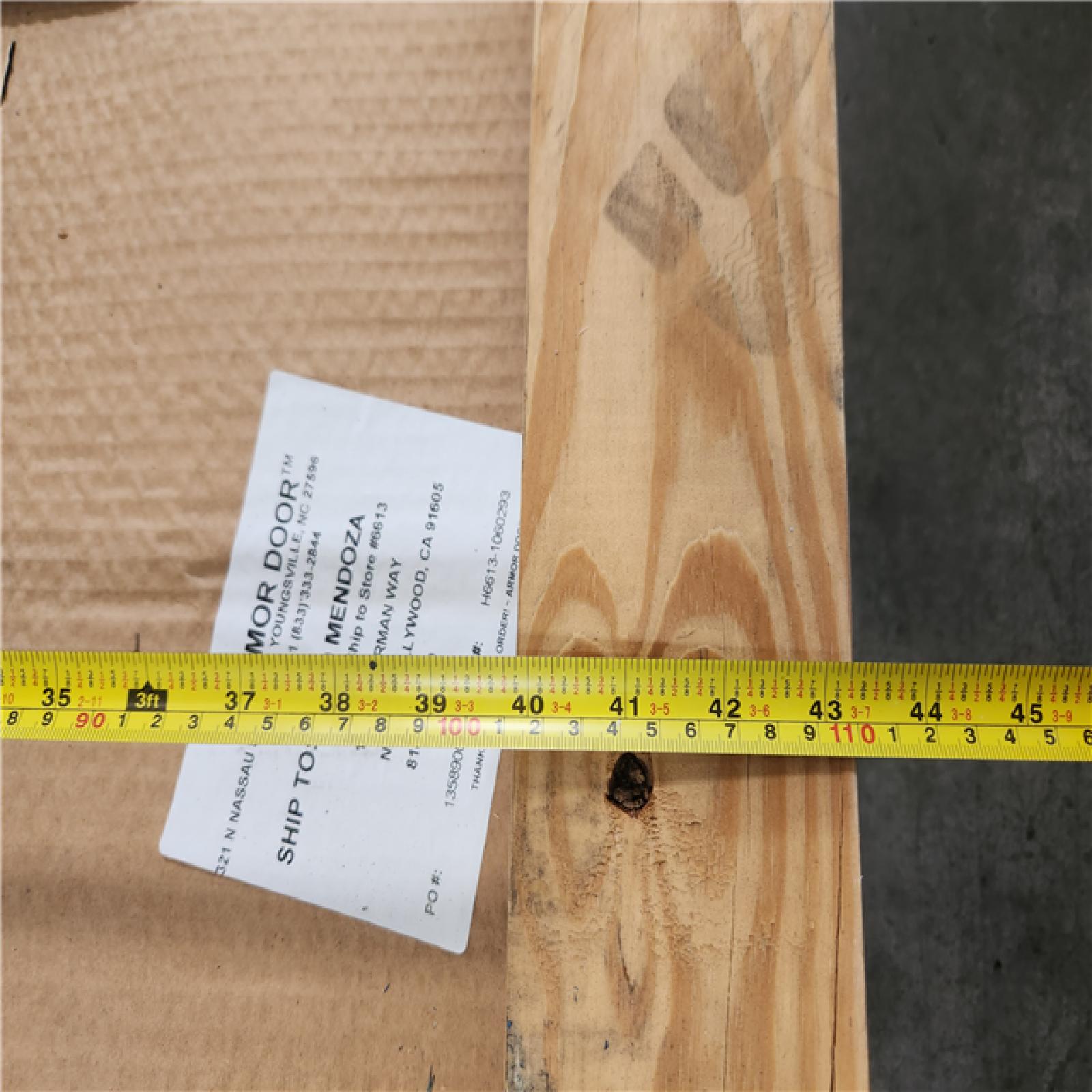 Phoenix NEW Armor Door 36 in. x 80 in. Fire-Rated Gray Left-Hand Flush Steel Prehung Commercial Door with Welded Frame  Deadlock and Hardware (SEALED)